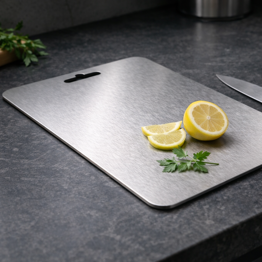 Titanium skærebræt 29 x 20 cm